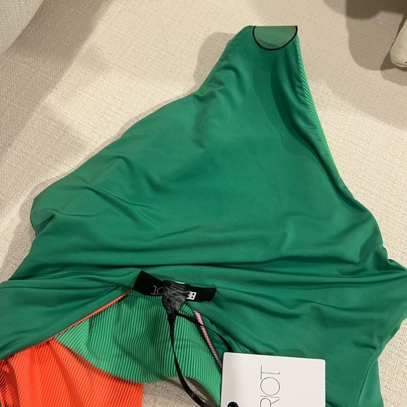 Beach Riot Jessica Colorblock One-Piece Swimsuit NEW - Picture 5 of 7
